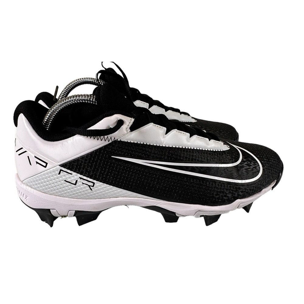 Nike Vapor Edge Shark 2 Black White Football Cleats Mens 8.5 Shoes DH5088-001